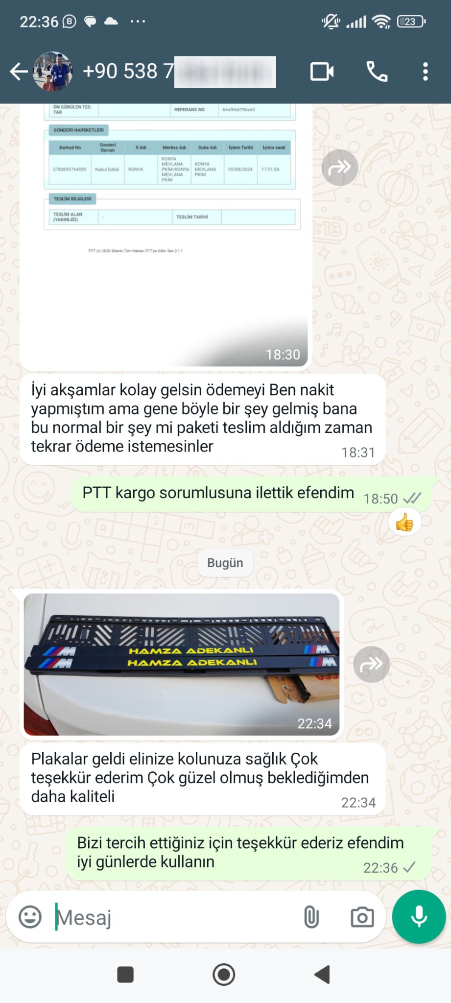 whatsapp müşteri memnuniyeti