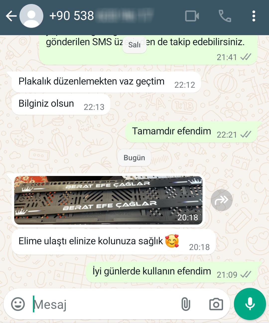 whatsapp müşteri memnuniyeti